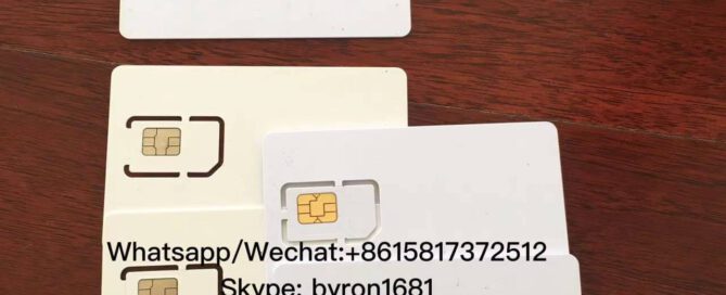 White Phone Testing Cards