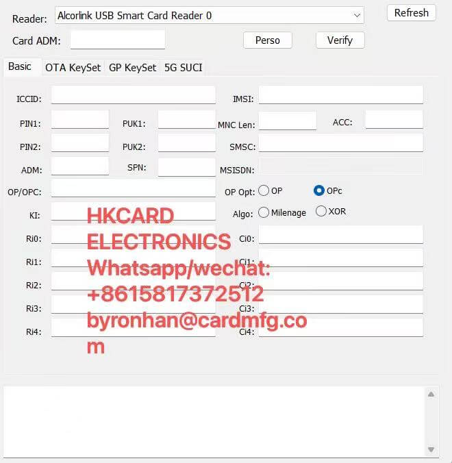 5G SIM CARD BASIC INFO